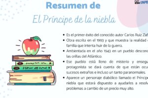 EL PRÍNCIPE DE LA NIEBLA RESUMEN DEL LIBRO DE CARLOS RUIZ ZAFÓN